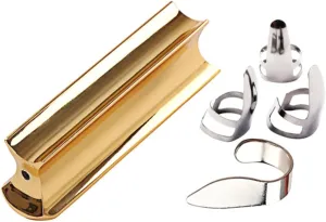 1 Set Guitar Guitar Tone Bar Metal Finger Slide Metal Guitar Rod Metal Guitar Guitar Supplies Guitar Slide Practical Guitar Accessories Metal Guitar Tools Guitar Stick