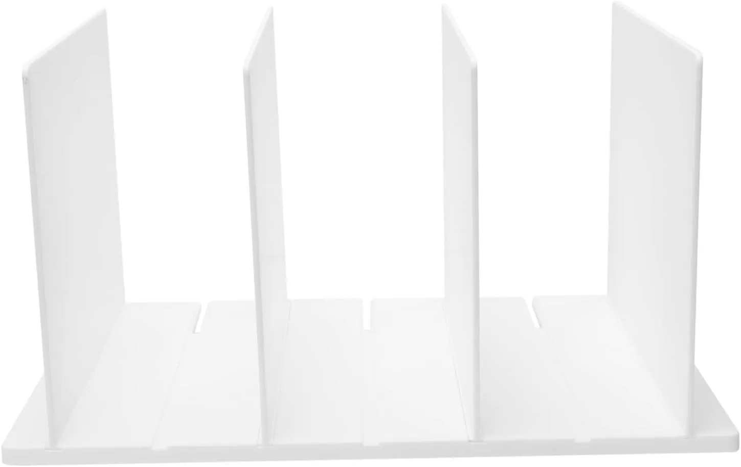 1 Set Shelf Divider Organizer for Bedroom Kitchen Office Maximize Storage Space Easy Installation Suitable for Surfaces for Clothes Books Handbags