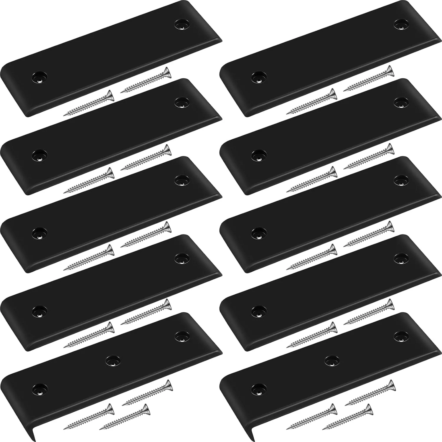 10 Pcs Boat Trailer Bunk Slide Pads and Boat Trailer Glide Bunk Enders 10.25'' x 3.1'' Boat Trailer Bunk Slicks for Easier Launching and Loading Boat Trailer Parts and Accessories