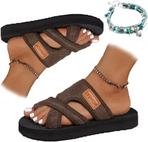2024 Women's Hollow Mesh Slide Sandals, Mesh Sandals For Women,Mesh Slide Sandals For Women, Mesh Slide Sandals