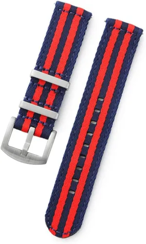 20mm 22mm Nylon Watch Strap Smooth Soft Nylon Sport Replacement Band Quick Release Canvas Bracelet Watchband