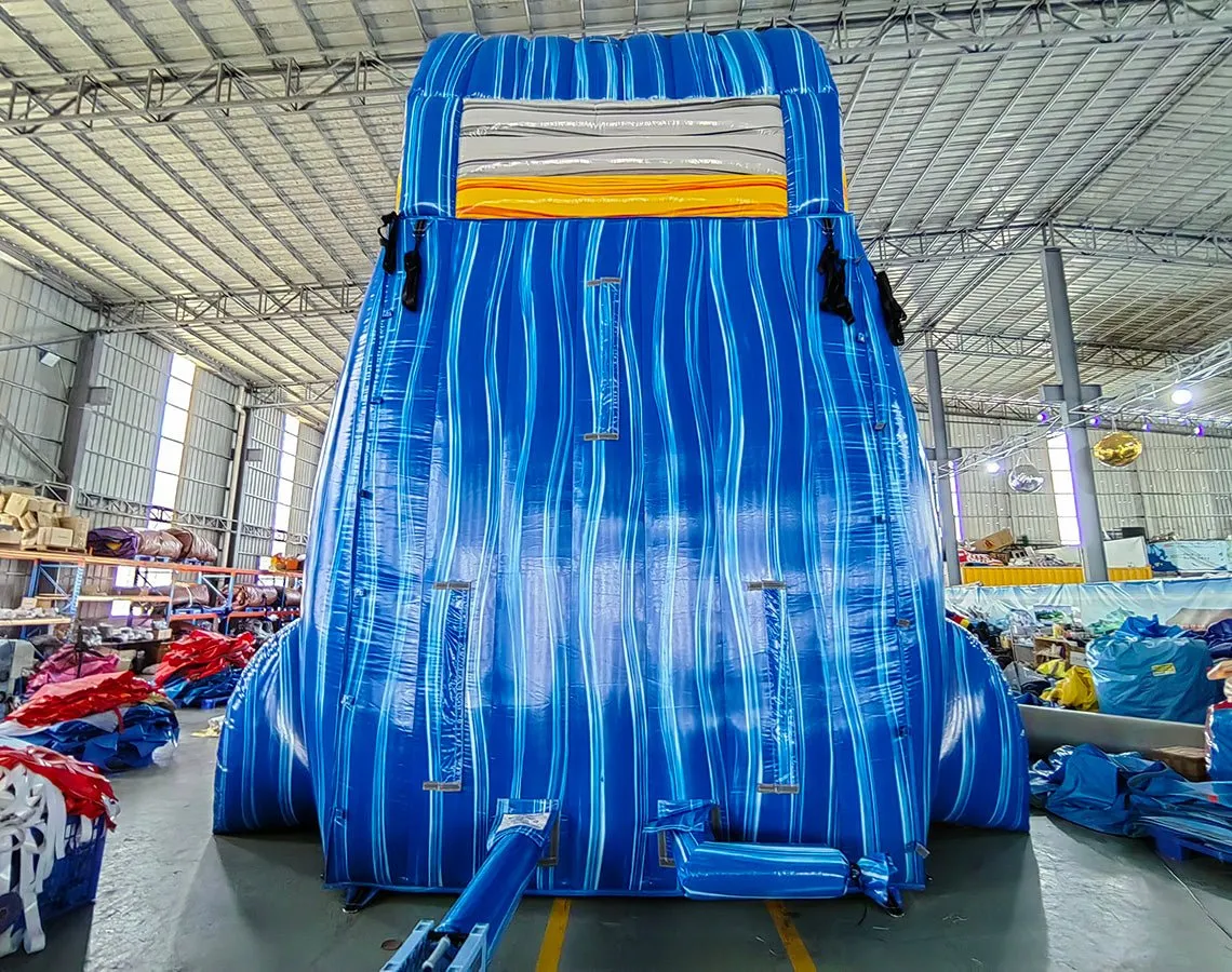 22ft Rip Curl Single Lane Inflatable Water Slide With Slip & Slide