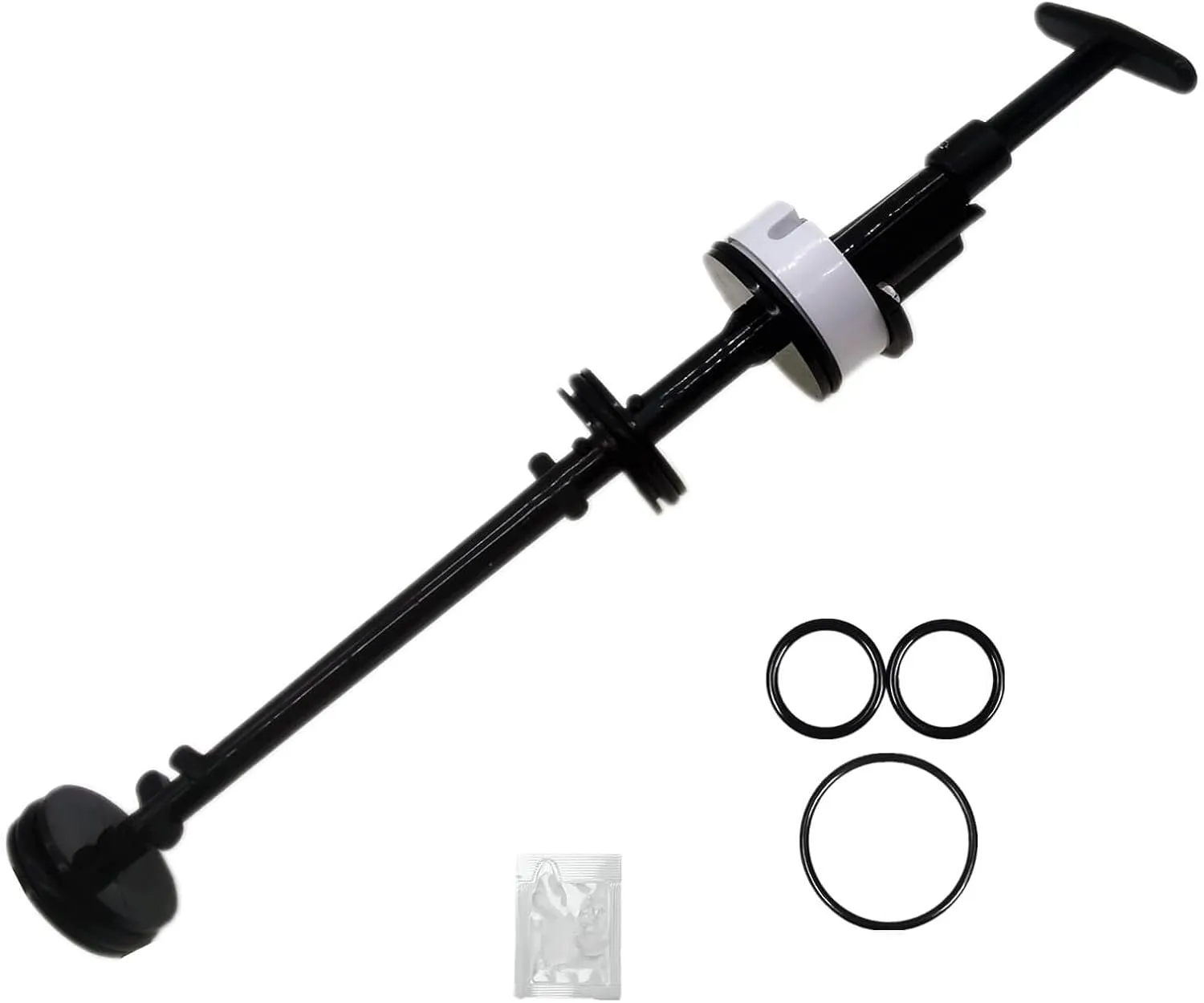 273241 PVC Slide Valve Piston Rod Assembly Replacement for Pentair Pool and Spa Multiport Valve Push-Pull Slide Backwash Valve, Replace 261047 261165,2-Inch
