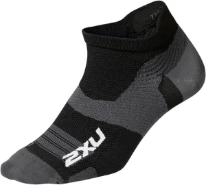 2XU Unisex Vectr Ultralight No Show Socks Black/Titanium