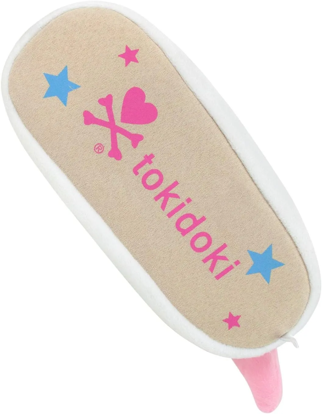 3D Cartoon Unicorn Animal Novelty Soft Plush Women's Slip-On Slippers White