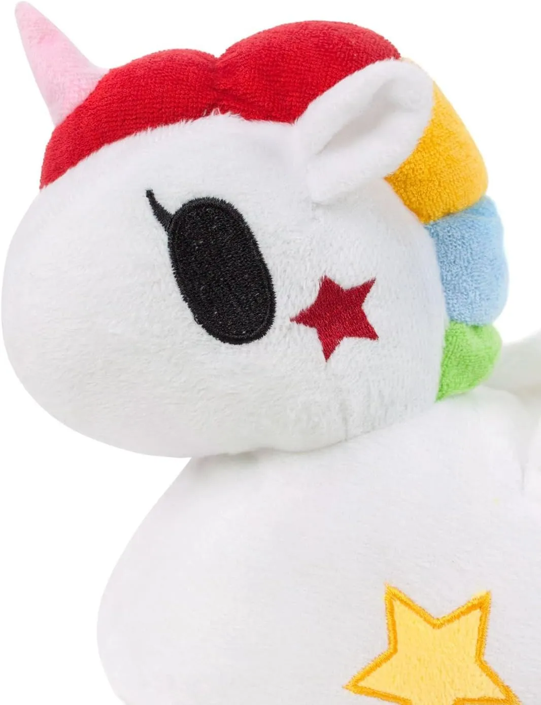 3D Cartoon Unicorn Animal Novelty Soft Plush Women's Slip-On Slippers White