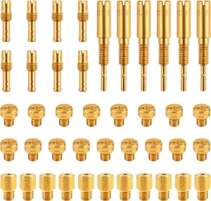 42 Pcs Carburetor Jet Kit for Mikuni & Main Pilot Slow Jet Replaces TM33-8012 TM36-68 TM40-6