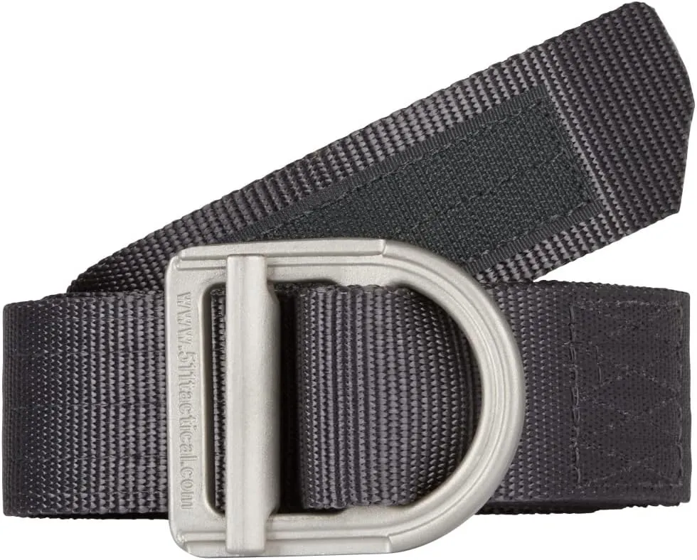 5.11 Tactical Men's 1.5" Trainer Belt, Strong Mesh Construction, Rip Resistant, Matte Steel Buckle