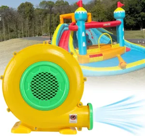 550W Bounce House Blower for Whubefy Inflatables Bounce House Water Slide, 550W Heavy Duty Blower for Inflatable Water Park Slide for Kids Backyard Summer Fun (Blower for Castle)