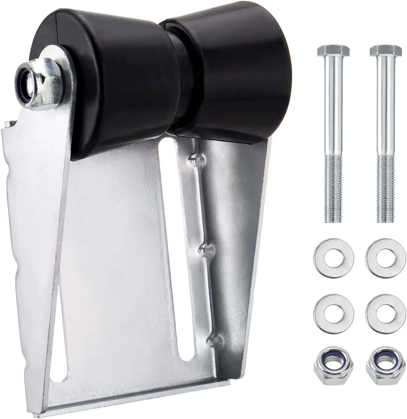 5" Boat Trailer Rollers with Brackets Keel Roller Assembly Kit for Boat Trailer