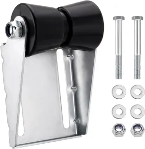5" Boat Trailer Rollers with Brackets Keel Roller Assembly Kit for Boat Trailer