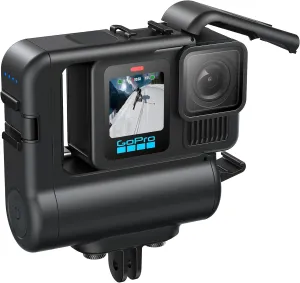 9Hr Extended Battery Module for GoPro Hero 13/12/11/10/9 IP68 Waterproof 33FT Dustproof Rechargeable Pass Through Power Bank Backup Housing Frame Case with Built-in Charging Battery for GoPro