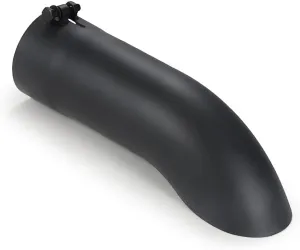 A-KARCK 3.5" Inlet Turn Down Exhaust Tip Black, 3.5" Inlet 3.5" Outlet 12" Overall Length Tailpipe Tip