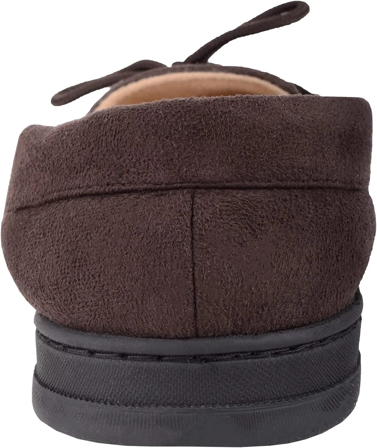 ABSOLUTE FOOTWEAR Mens Slip On Lightweight Moccasin Style Winter Slippers with Lace Up Design