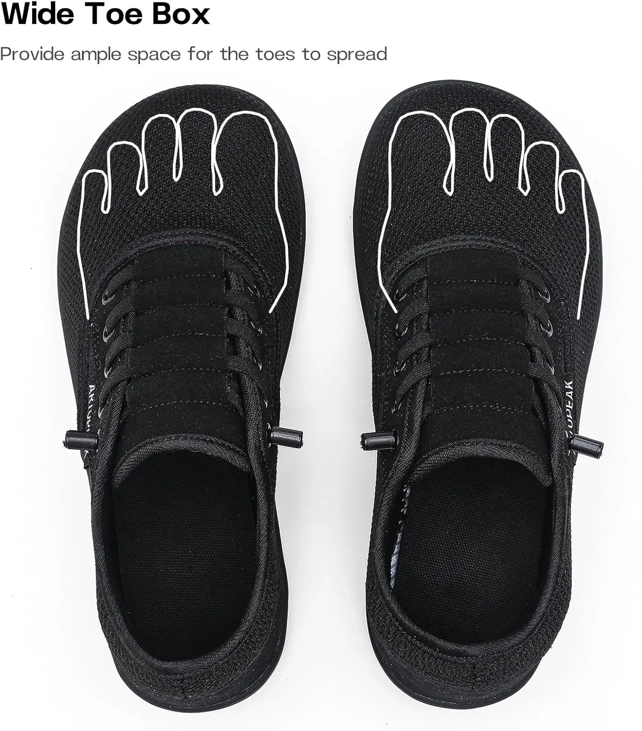 Adapt Knit Trainer Wide Toe Box Shoe with Earth-Link Grounding, Zero-Drop Sole, Breathable Knit Upper & Machine Washable Perfect for Daily Wear & Light Training