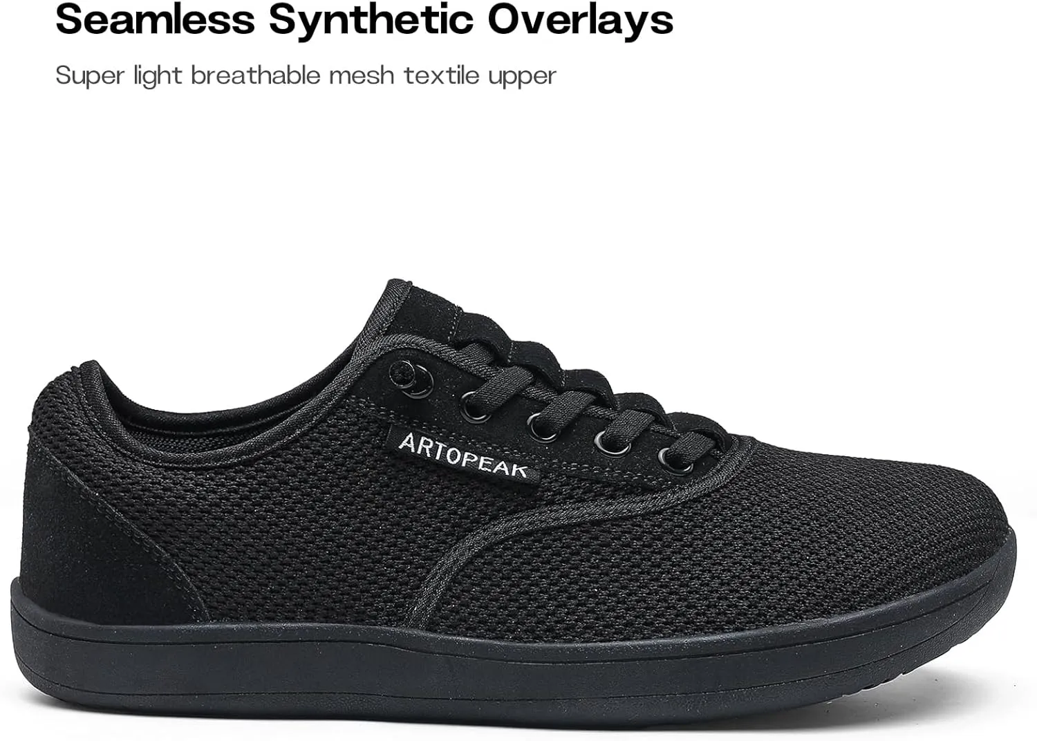 Adapt Knit Trainer Wide Toe Box Shoe with Earth-Link Grounding, Zero-Drop Sole, Breathable Knit Upper & Machine Washable Perfect for Daily Wear & Light Training