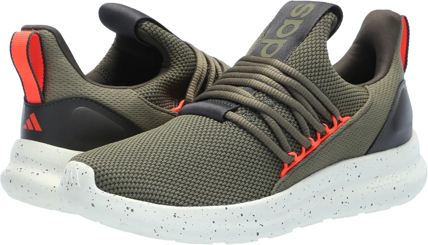 adidas Mens Lite Racer Adapt 7.0 Slip On Sneakers Shoes Casual - Black