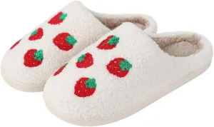 Adisputent Women's Fluffy Slippers - Warm, Cozy, Plush Fuzzy Cushion Slip-On House Slippers for Indoor and Outdoor