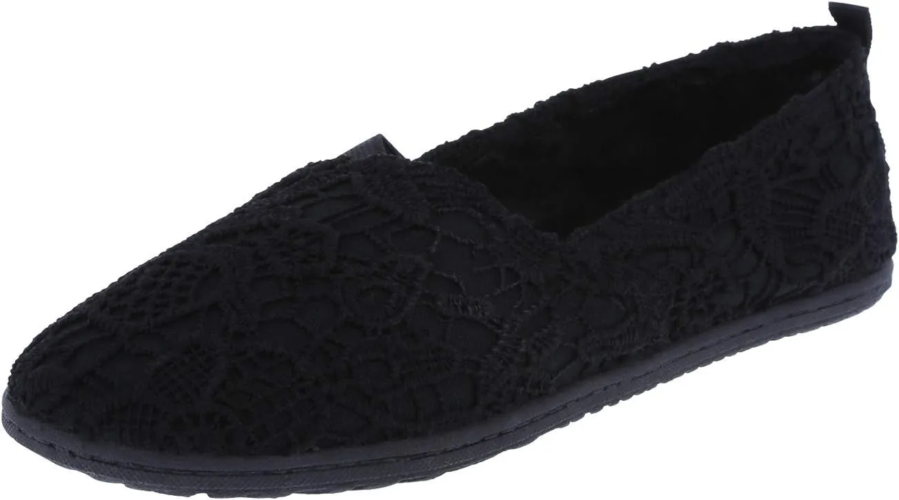 Airwalk Women's Black Crochet Women's Dream Slip-On 7.5 Regular