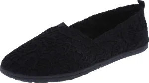 Airwalk Women's Black Crochet Women's Dream Slip-On 7.5 Regular
