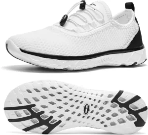 ALEADER Men's Stylish Water Shoes, Quick-Dry Xdrain Water Sneakers, Lightweight & Comfort Footed