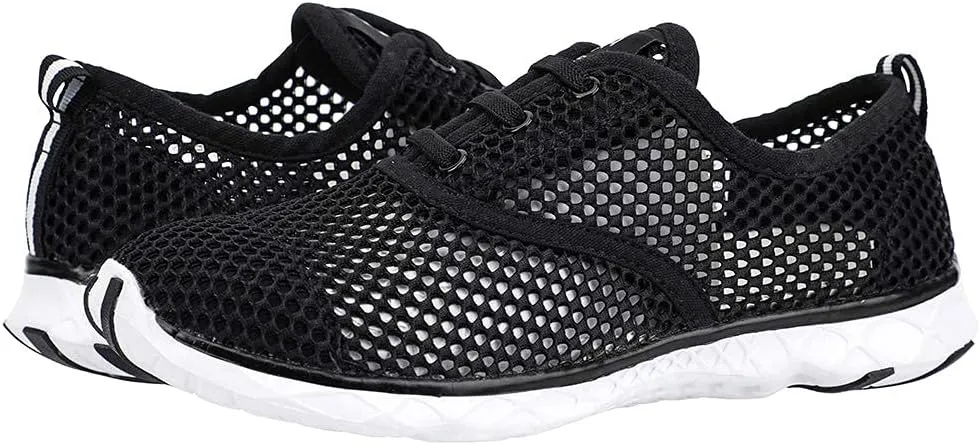 ALEADER Women's Lightweight Aqua Water Shoes Slip-on Quick Drying Swim Shoes