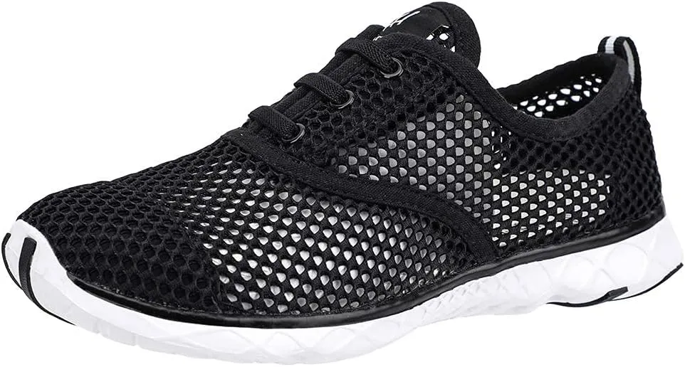 ALEADER Women's Lightweight Aqua Water Shoes Slip-on Quick Drying Swim Shoes
