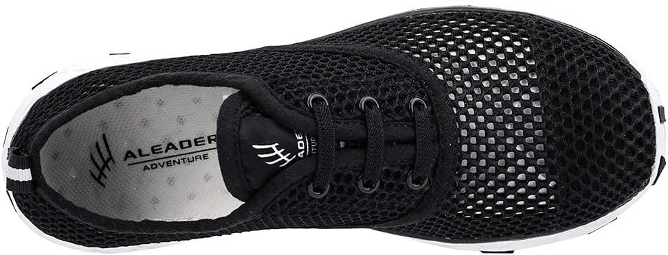 ALEADER Women's Lightweight Aqua Water Shoes Slip-on Quick Drying Swim Shoes