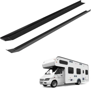 Aluminum RV Slide Out Ski Set - 2 Pack Slide Out Stabilizers for RV Floor Saver Corner & Edge Protector Tracks | 47 Inch RV Camper Slide Out Prevent Sticking & Catching | Do Not Include Butyl