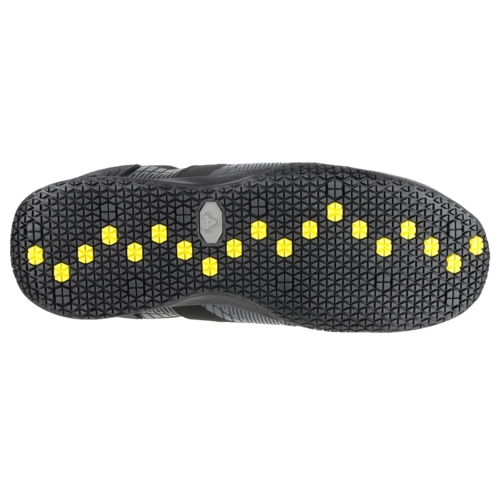 Amblers Safety Men's FS29C Waterproof Metal Free Non Leather Safety Trainer in Black