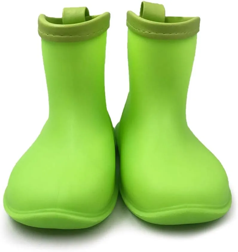 Amoji Baby Kids Easy On Rain Shoes Boots for Toddler Little Kid