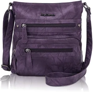 Angel Barcelo Crossbody Bags for Women,Ultra Soft Leather Purses for Women