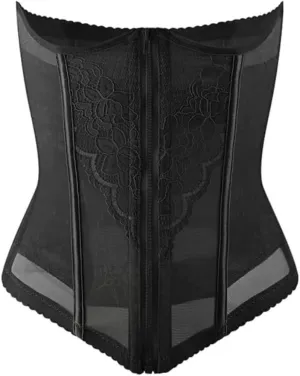 Angelica & Co Waist Trainer for Women, Spandex Lace Corset, Tummy Control, Hourglass, Body Shapper, postpartum