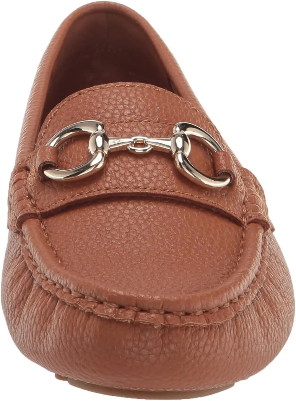 Anne Klein Womens Chrystie Faux Leather Driving Moccasins Moccasins