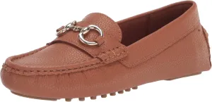 Anne Klein Womens Chrystie Faux Leather Driving Moccasins Moccasins