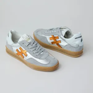 Another Trend Grey Combination Suede Leather Trainers