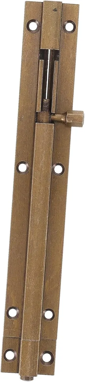 Antique Copper Door Latch Durable Door Security Slide Lock Copper Door Safety Latch for Enhanced Protection for Home Privacy and Safety Needs