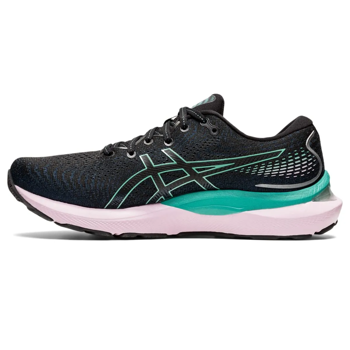 ASICS Women's Gel-Cumulus 24 Running Shoes, 11.5, Black/SAGE