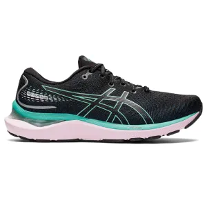 ASICS Women's Gel-Cumulus 24 Running Shoes, 11.5, Black/SAGE