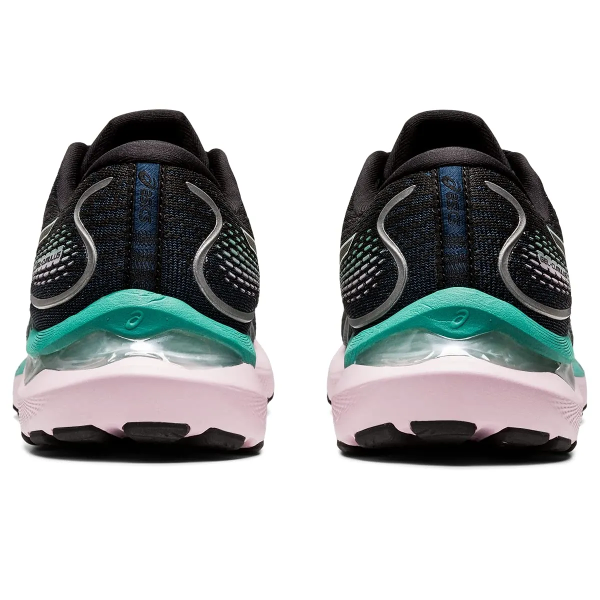ASICS Women's Gel-Cumulus 24 Running Shoes, 11.5, Black/SAGE