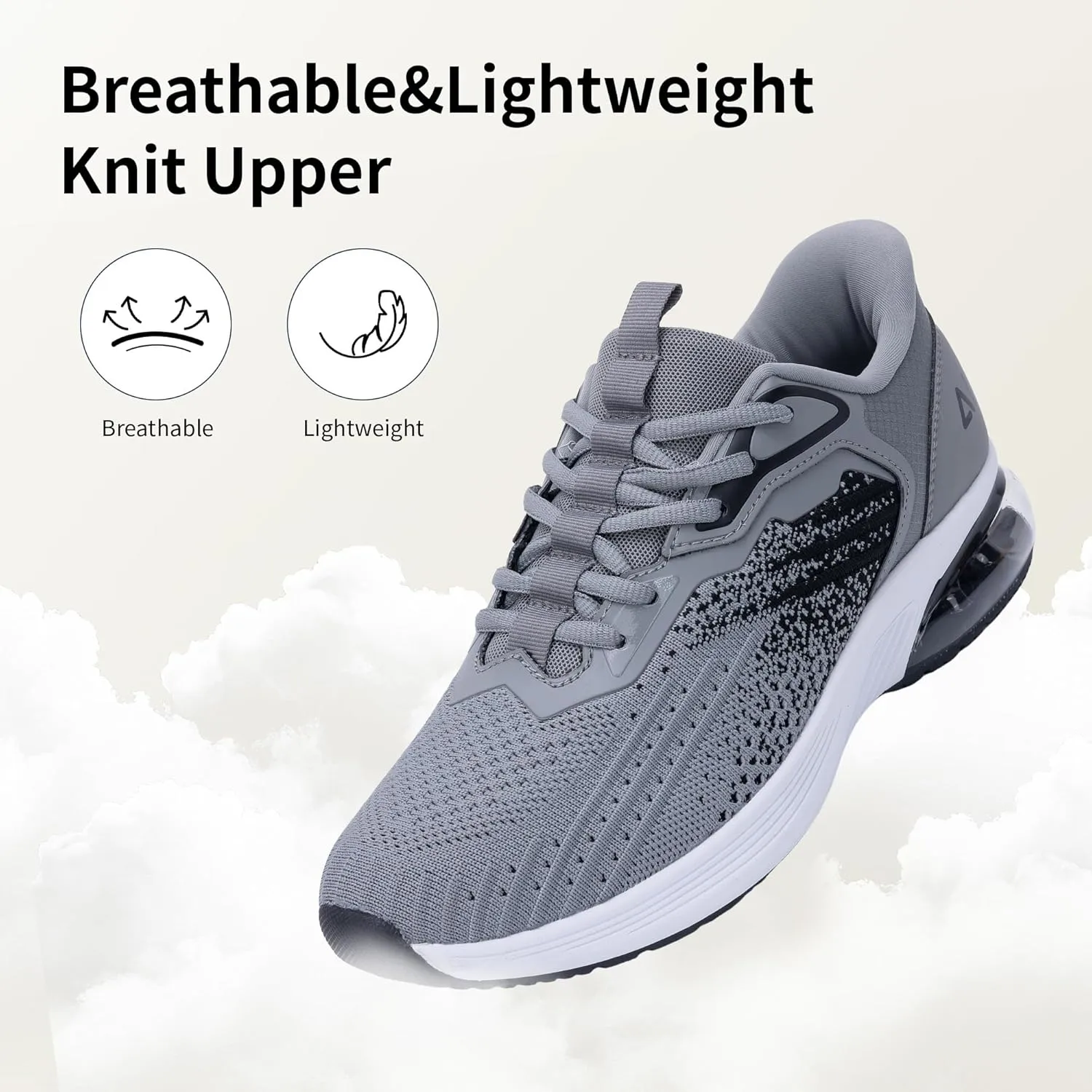 Autper Mens Athletic Tennis Shoes Slip On Running Fashion Sneakers for Men Gym Comfortable Breathable Non Slip Workout Cross Training Shoe US Size 7-13