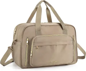 BAGSMART Weekender Duffle Bag for Travel with Wet Pocket, Carry on Overnight Bag Underseat for Airplane