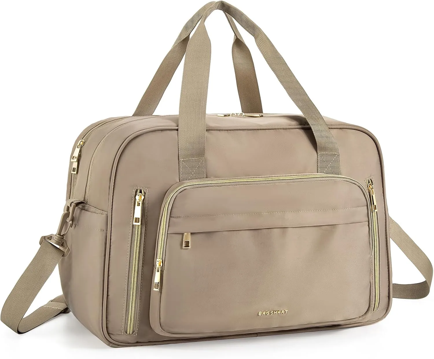 BAGSMART Weekender Duffle Bag for Travel with Wet Pocket, Carry on Overnight Bag Underseat for Airplane