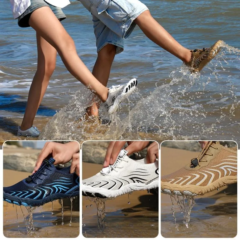 Barefoot Shoes Men Toe Shoes for Men Minimalist Shoes Mens Barefoot Shoes Mens Workout Shoes Men's Cross-Trainer Water Shoes Non-Slip Breathable Barefoot Beach Pool Aqua Swim Surf Hiking Walking Shoes