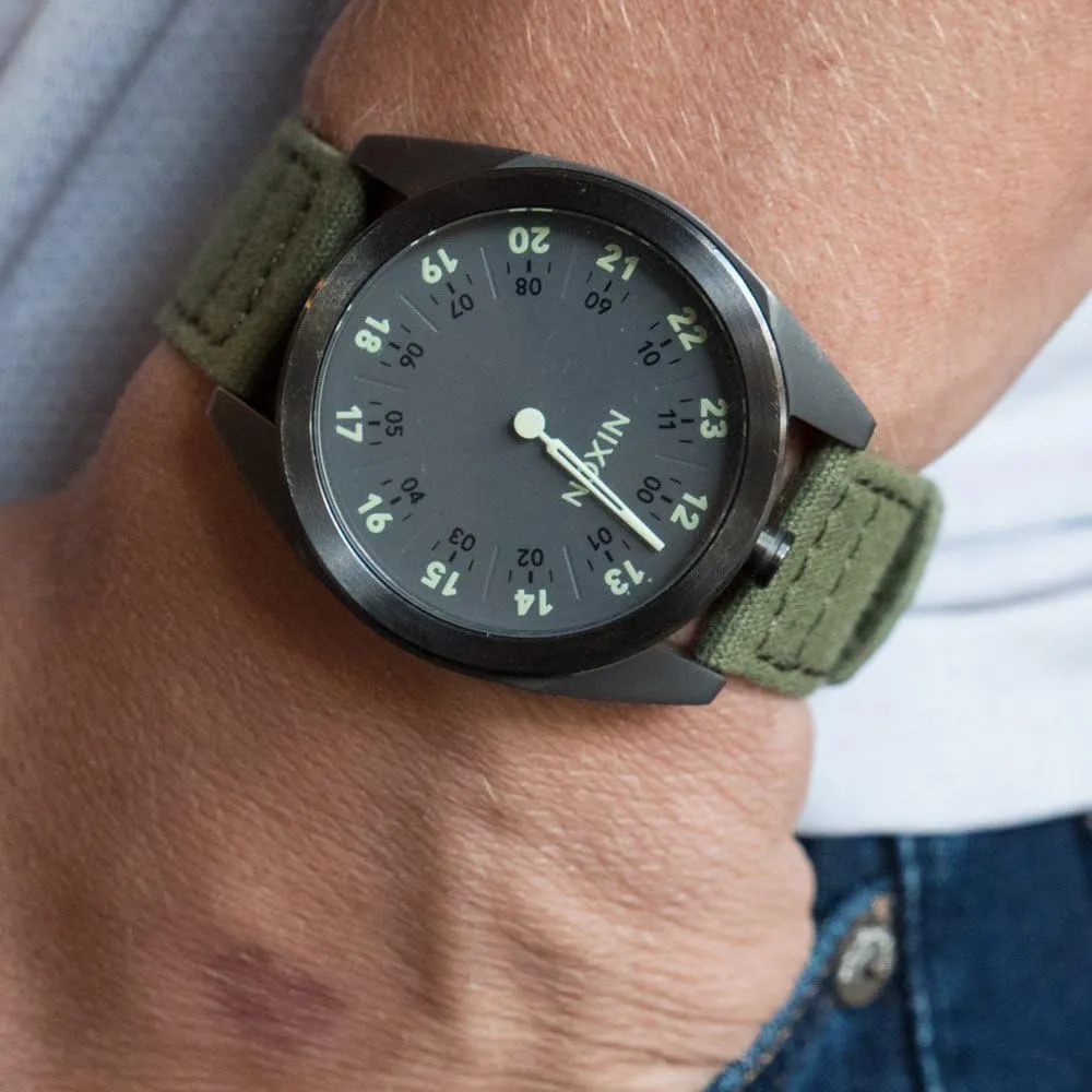 BARTON Canvas Quick Release Watch Band Straps - Choose Color & Width - 18mm, 19mm, 20mm, 21mm, 22mm, 23mm, or 24mm