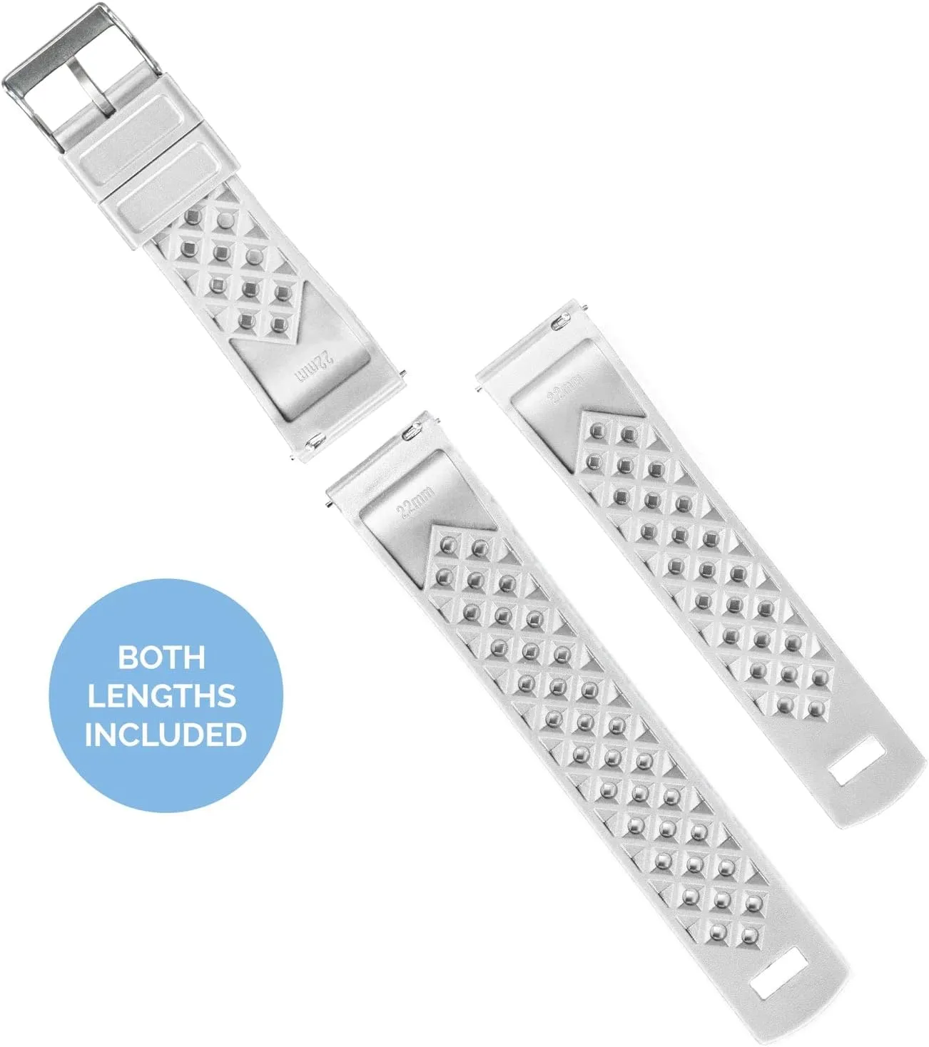 BARTON Tropical-Style 2.0 Watch Bands - Quick Release - Choose Strap Color & Size - 18mm, 19mm, 20mm, 21mm, 22mm, 23mm & 24mm Watch Straps