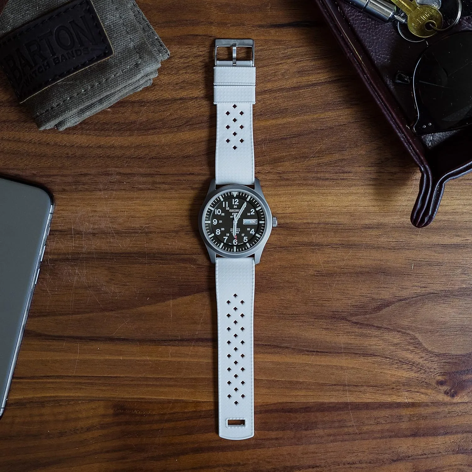 BARTON Tropical-Style 2.0 Watch Bands - Quick Release - Choose Strap Color & Size - 18mm, 19mm, 20mm, 21mm, 22mm, 23mm & 24mm Watch Straps
