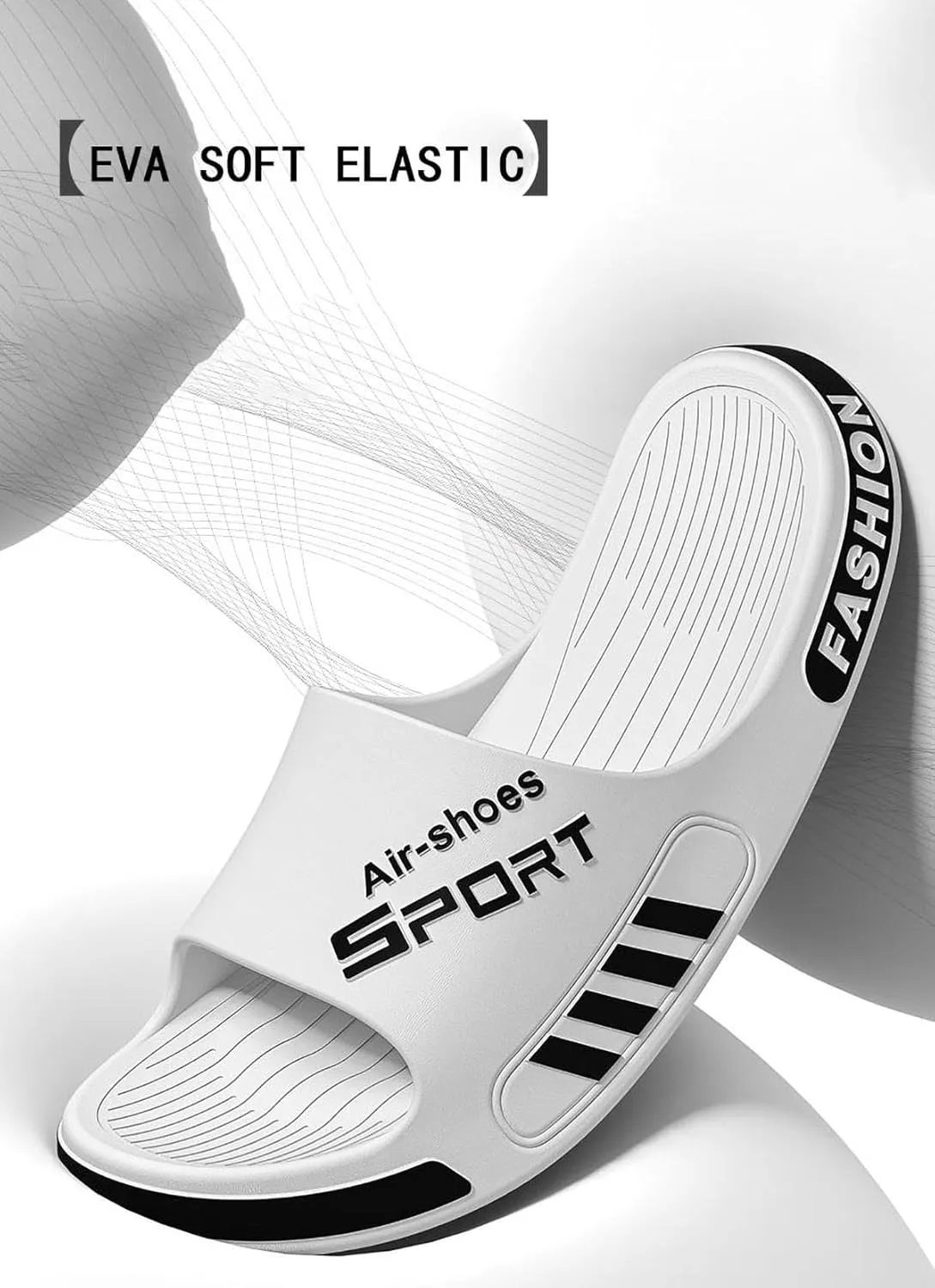 Beach Pool Slides Sandals for Men,Bathroom Shower Shoes,Couple Slides Slippers Outdoor Indoor,Home House Slide Sandals