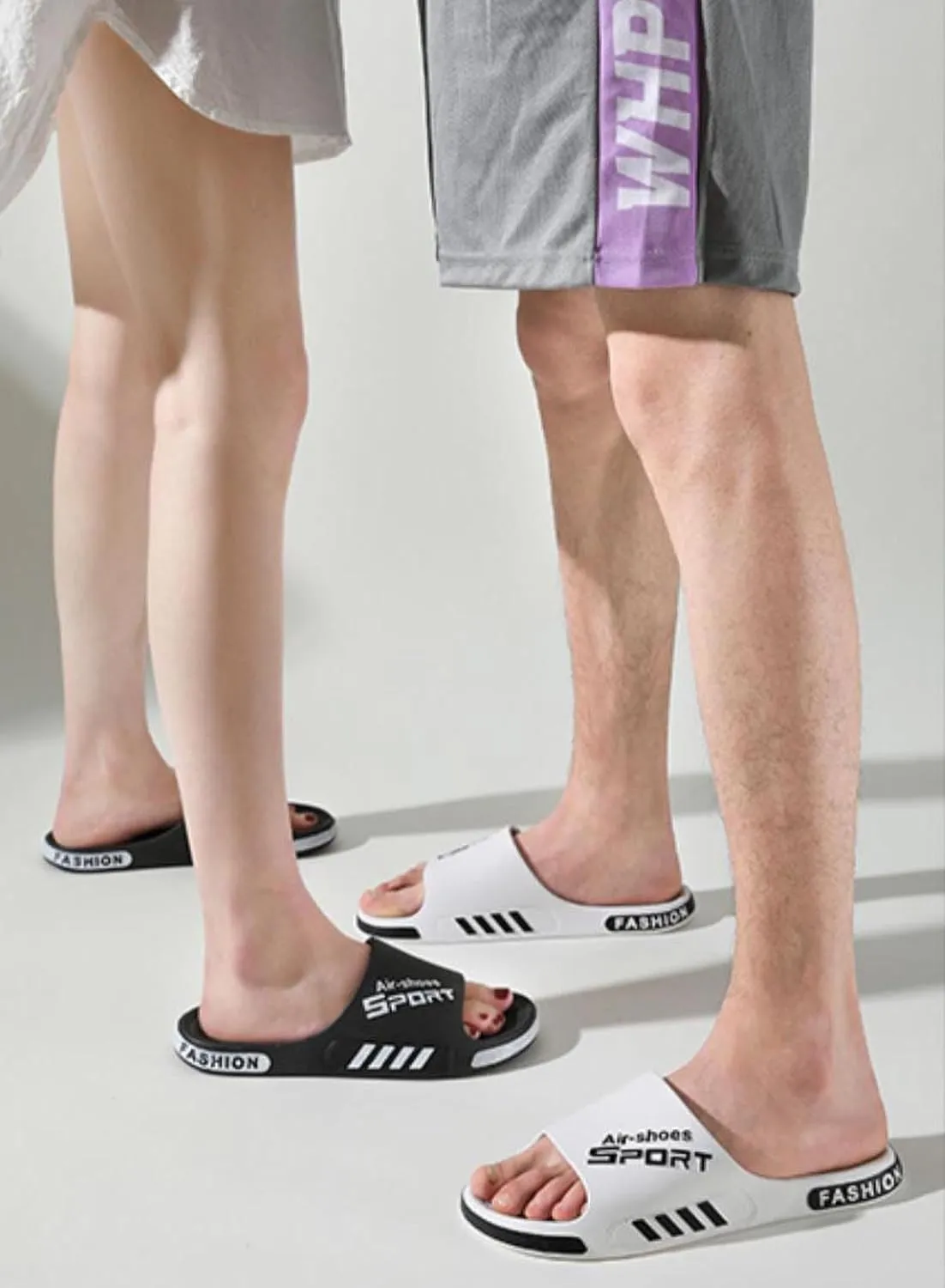 Beach Pool Slides Sandals for Men,Bathroom Shower Shoes,Couple Slides Slippers Outdoor Indoor,Home House Slide Sandals