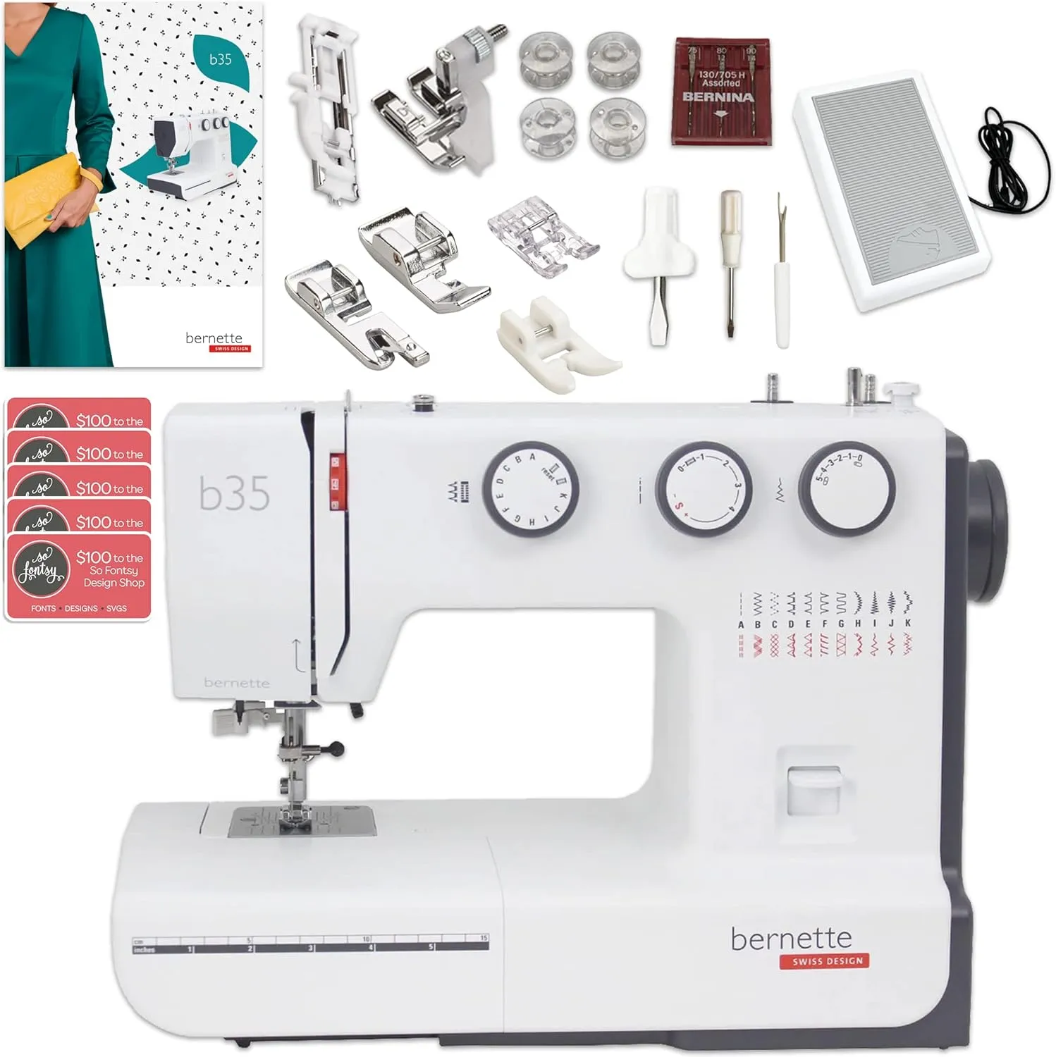 Bernette B35 Sewing Machine Bundle